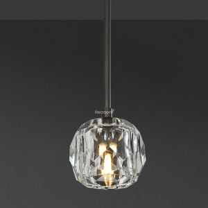 Boulew Crystal Glass Rod Pendant 5" - Zonesus