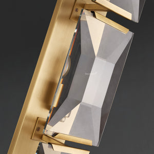 Harllow Crystal Triple Wall Sconce 6“ - Zonesus