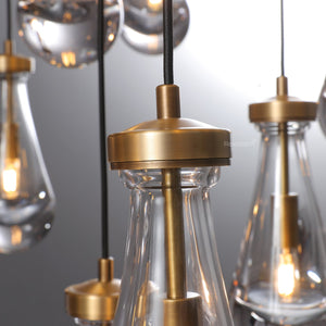 Raindrop Round Chandelier 60" - Zonesus