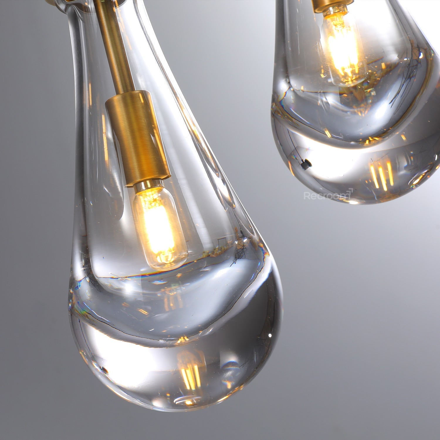 Raindrop Round Chandelier 36" - Zonesus