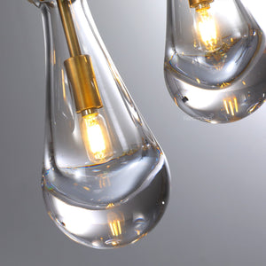 Raindrop Round Chandelier 36" - Zonesus