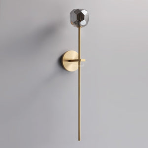 Boulew Crystal Glass Grand Sconce 6" - Zonesus