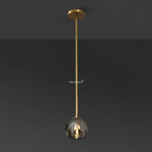 Boulew Crystal Glass Rod Pendant 5" - Zonesus