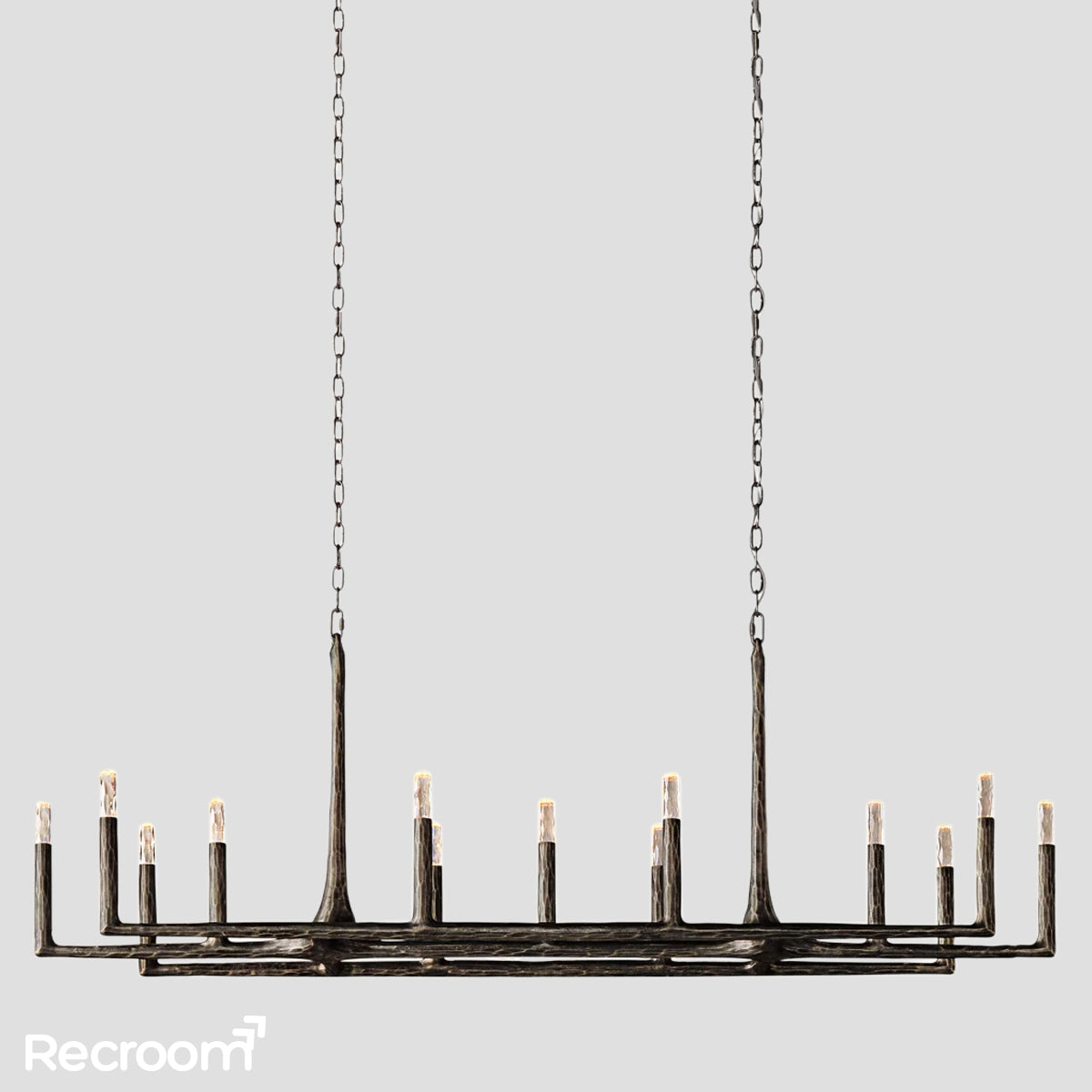Thaddeus Linear Chandelier 54" 72" - Zonesus