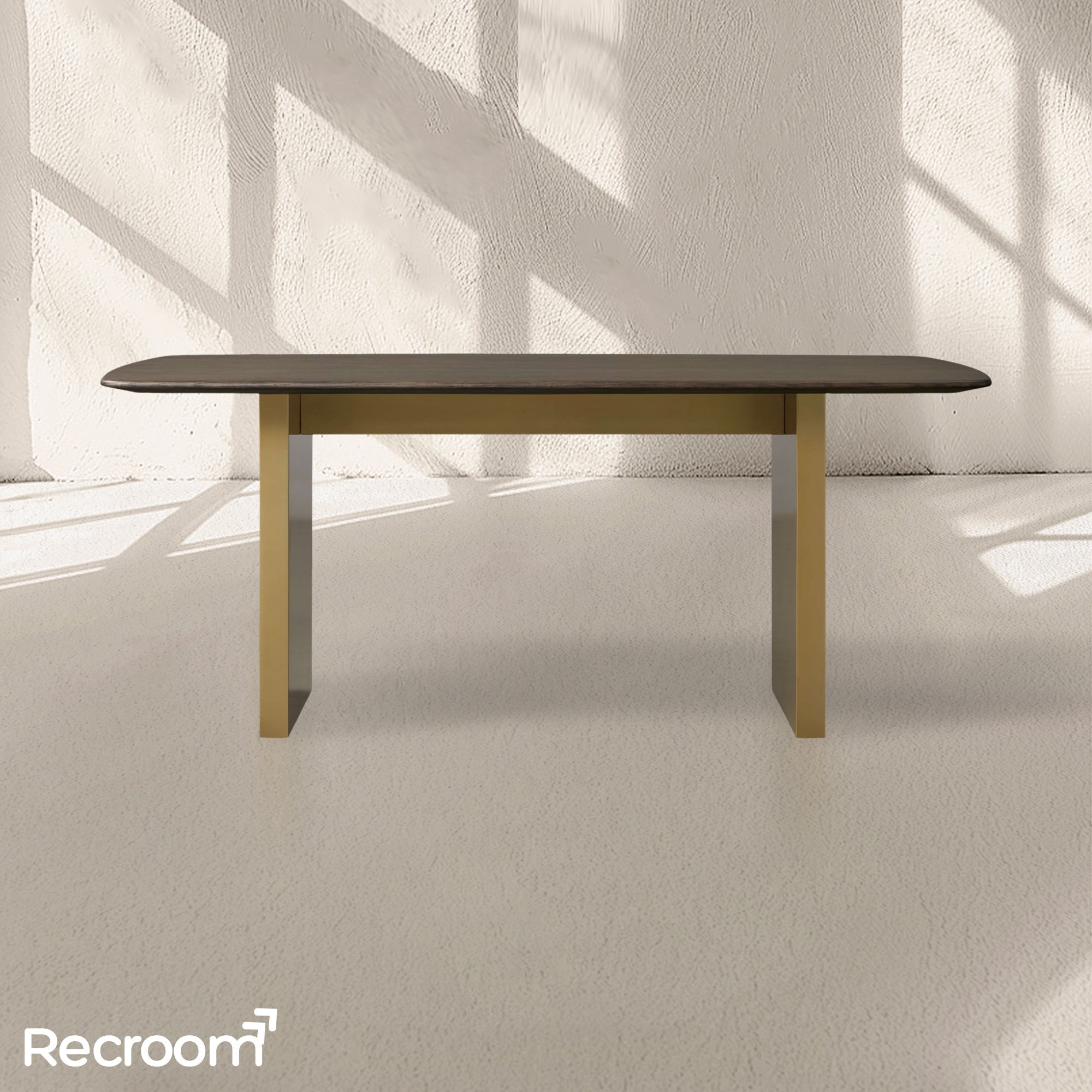 San Germani Wood Dining Table with Clement Base - Zonesus