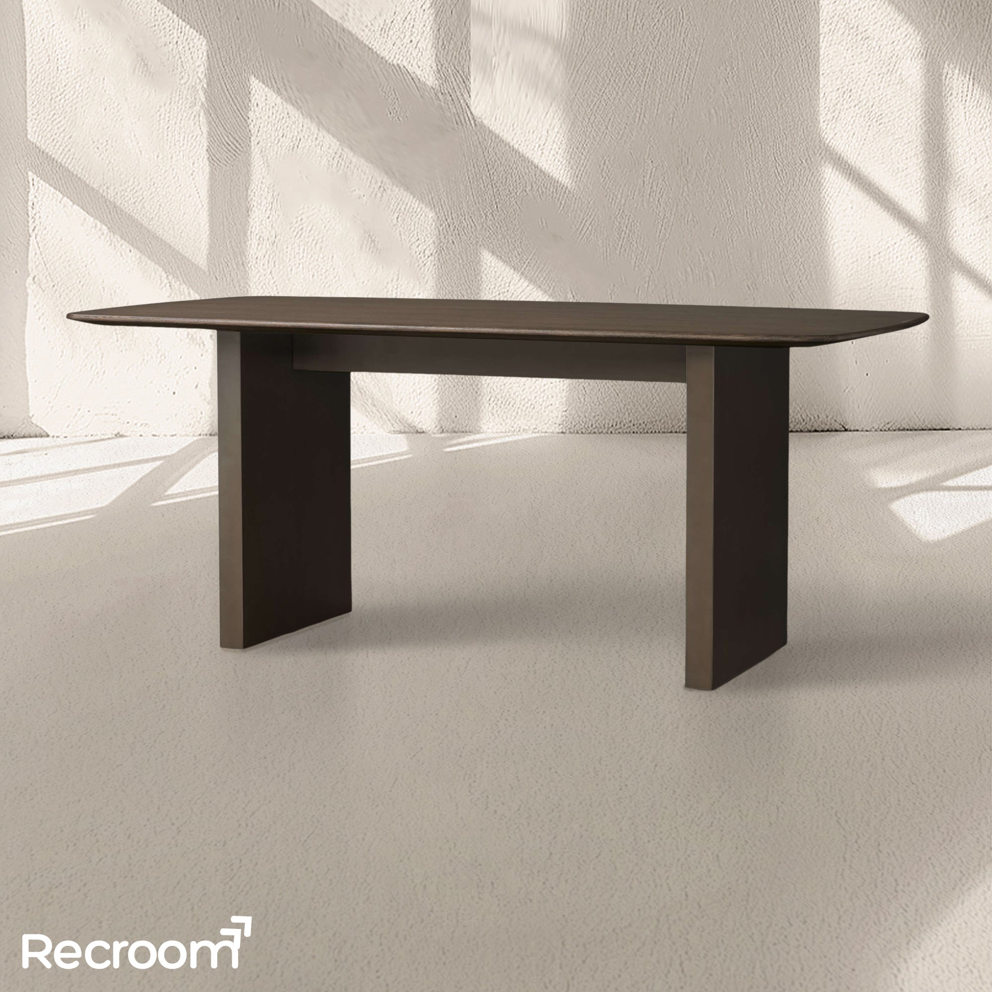 San Germani Wood Dining Table with Clement Base - Zonesus