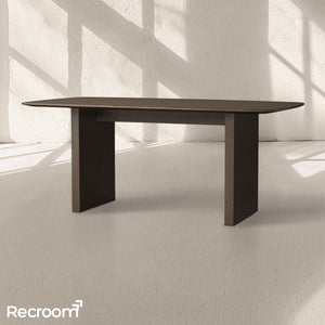 San Germani Wood Dining Table with Clement Base - Zonesus