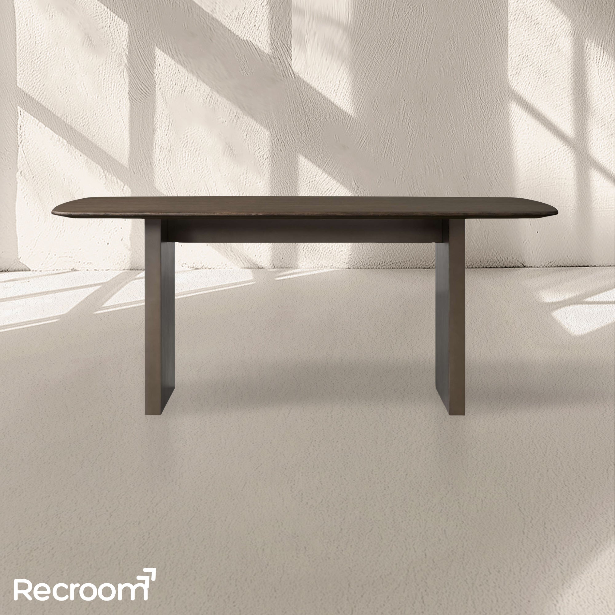 San Germani Wood Dining Table with Clement Base - Zonesus