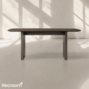 San Germani Wood Dining Table with Clement Base - Zonesus