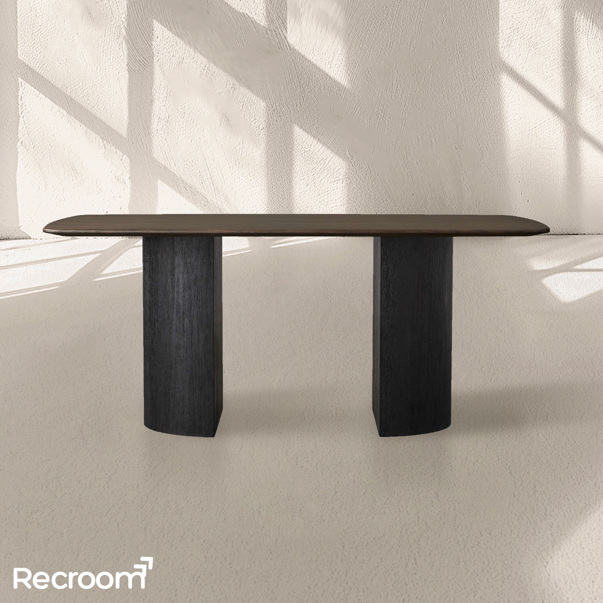 San Germani Wood Dining Table with Dauphine Base - Zonesus
