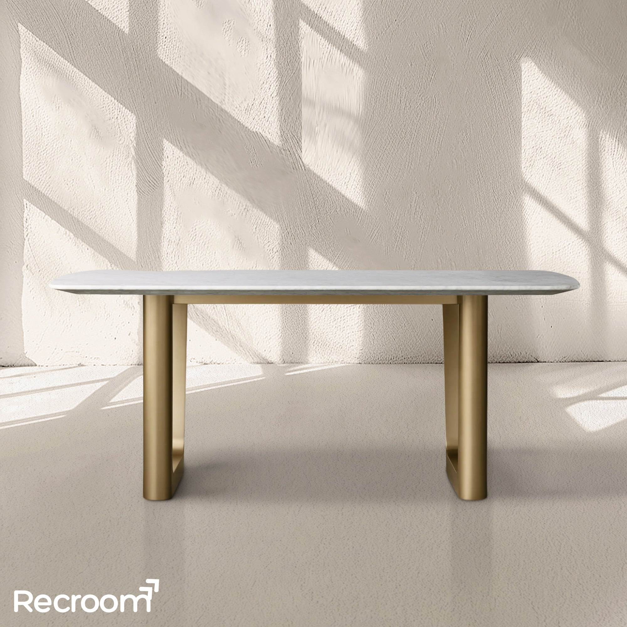 San Germani Stone Dining Table with Rennes Base - Zonesus
