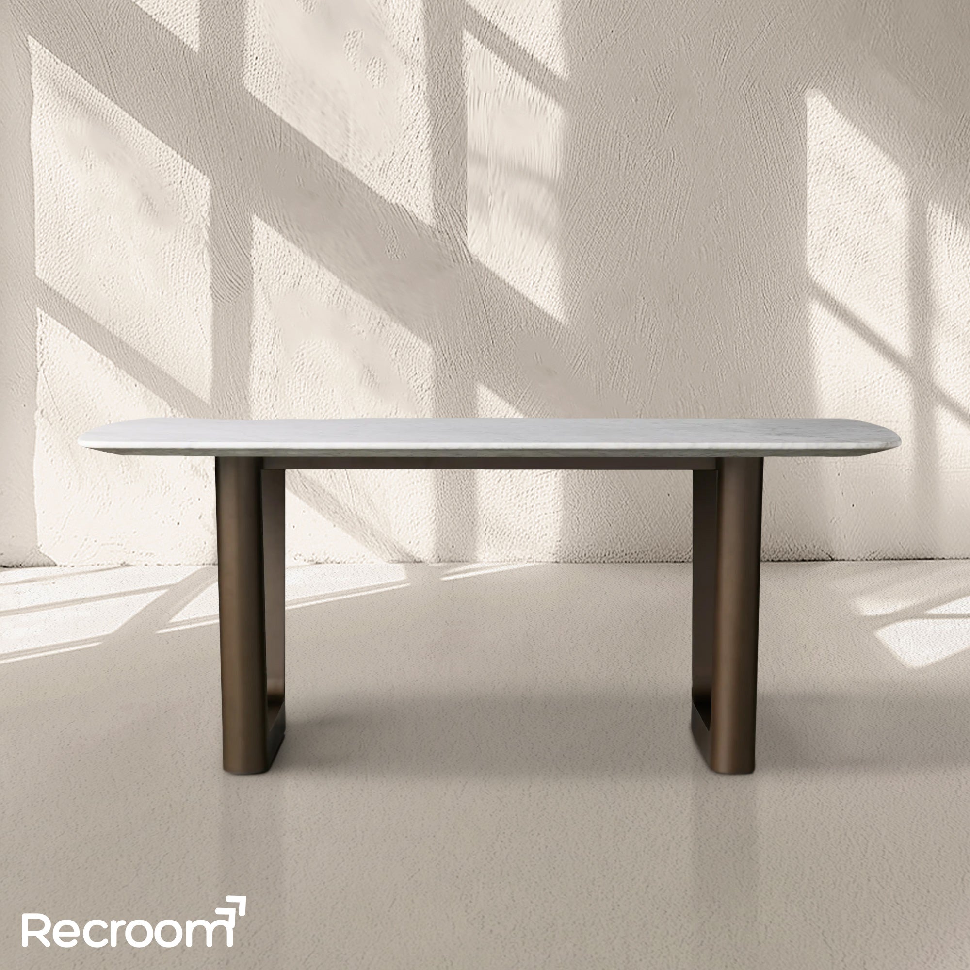 San Germani Stone Dining Table with Rennes Base - Zonesus