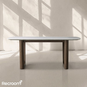 San Germani Stone Dining Table with Rennes Base - Zonesus