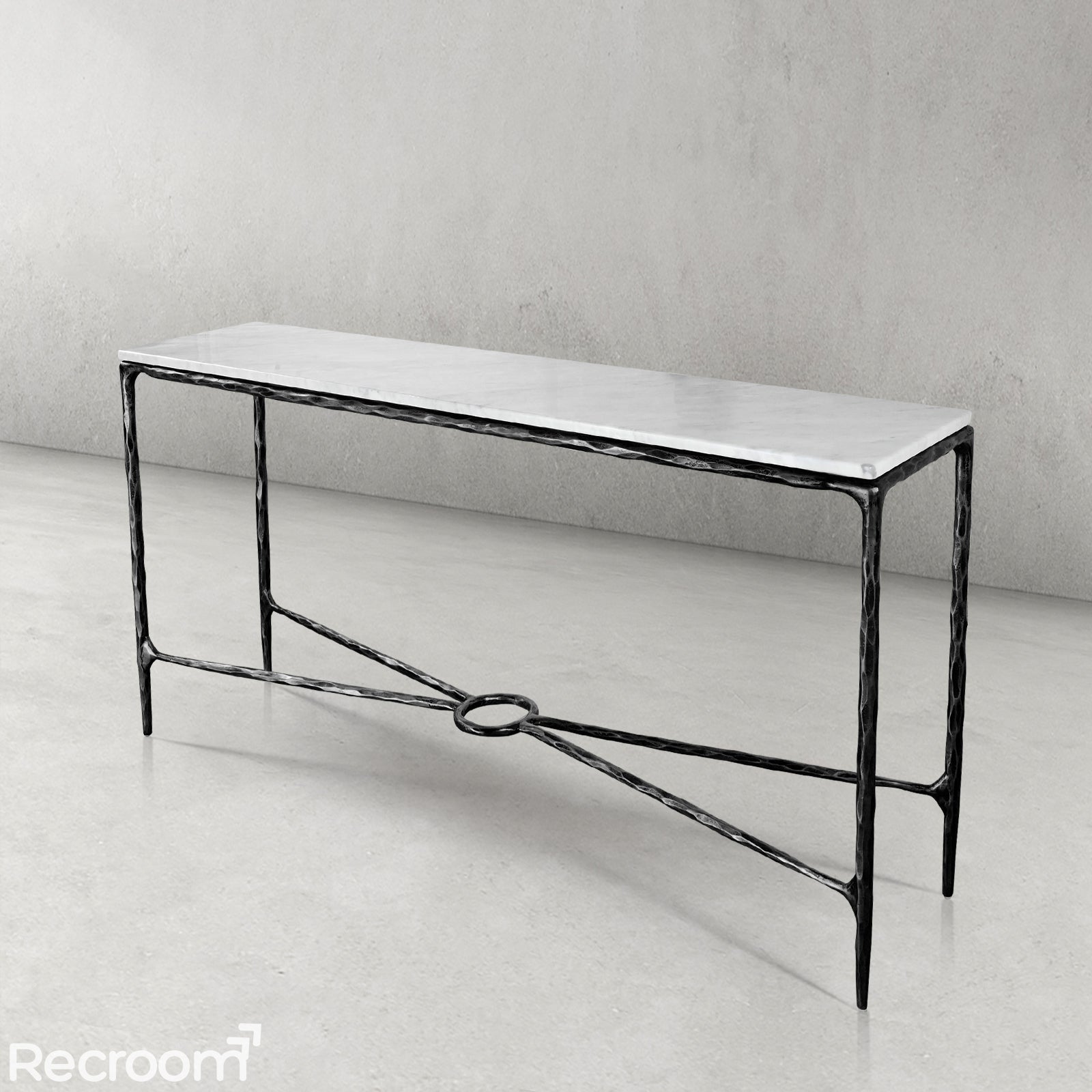 Thaddeo Rectangle Marble Console 60" 72" - Zonesus