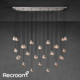 Pearli Rectangular Chandelier 72" - Zonesus