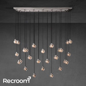 Pearli Rectangular Chandelier 72" - Zonesus