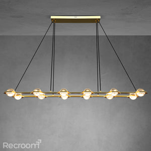Eclitant Rectangular Chandelier 72" - Zonesus