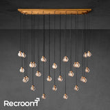 Pearli Rectangular Chandelier 72" - Zonesus