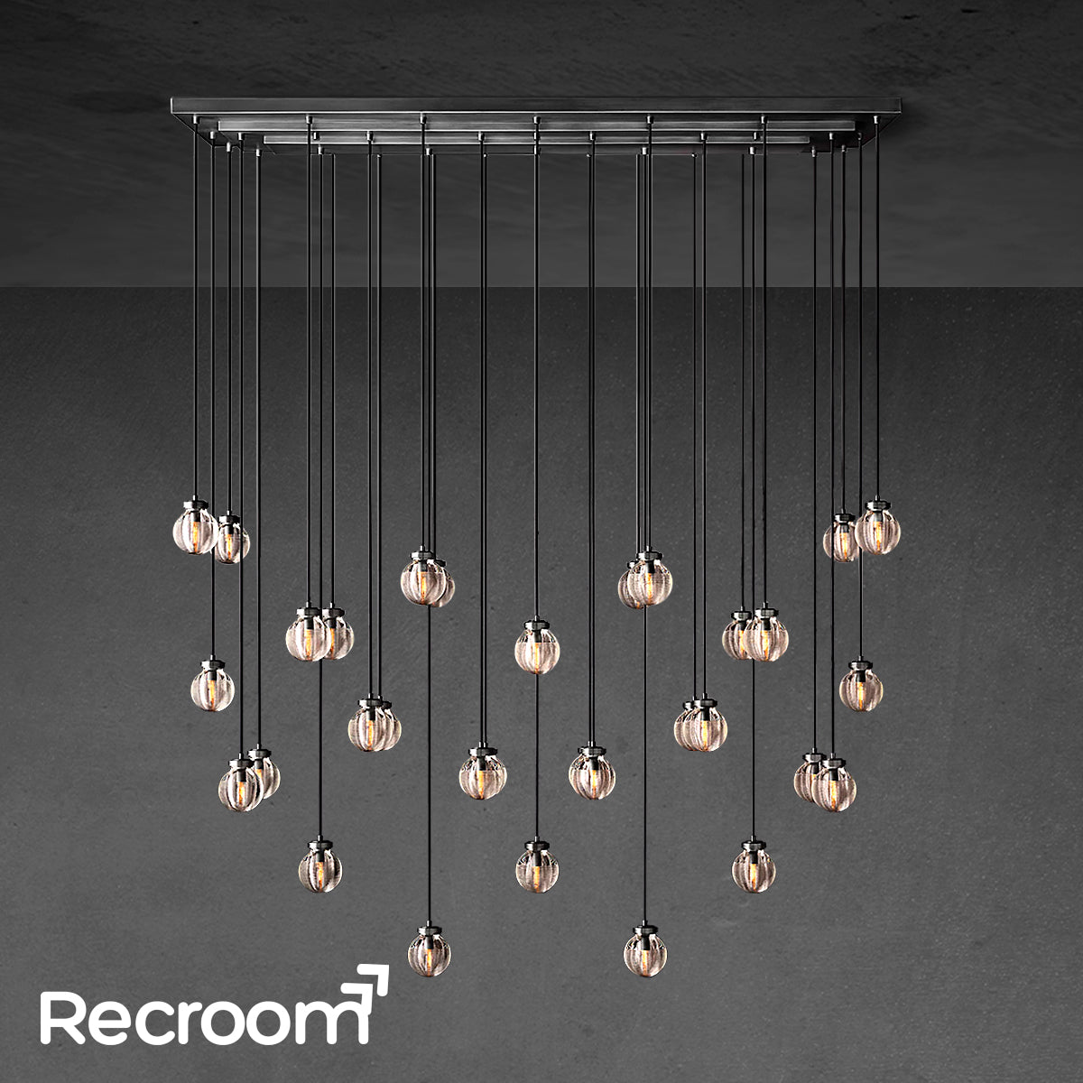Pearli Rectangular Chandelier 72" - Zonesus