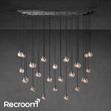 Pearli Rectangular Chandelier 72" - Zonesus