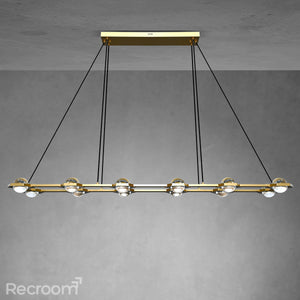 Eclitant Rectangular Chandelier 72" - Zonesus