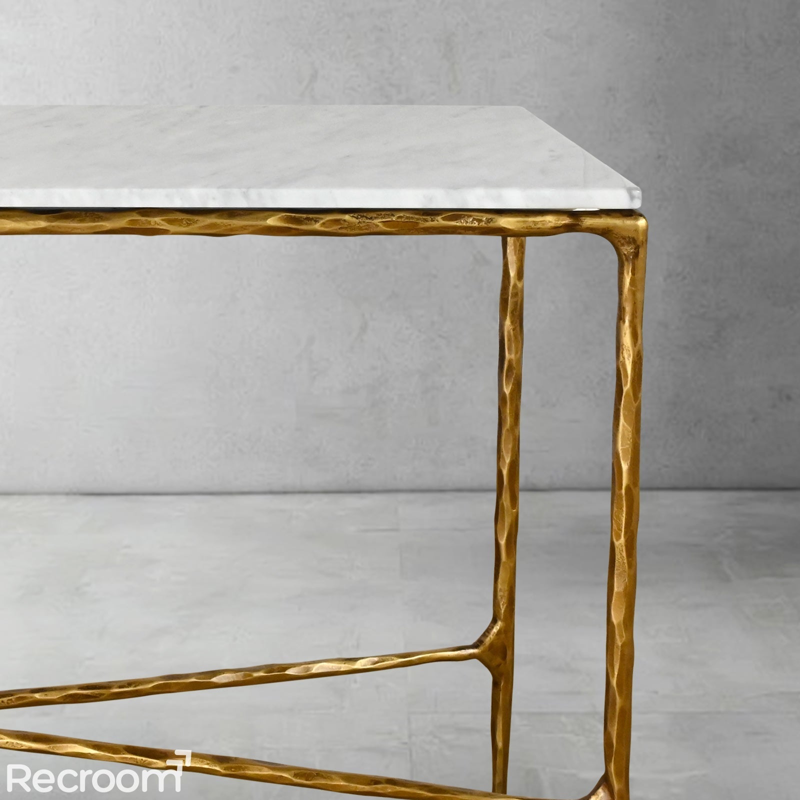 Thaddeo Rectangle Marble Console 60" 72" - Zonesus