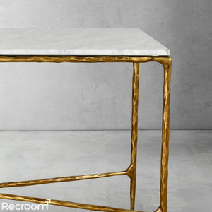 Thaddeo Rectangle Marble Console 60" 72" - Zonesus