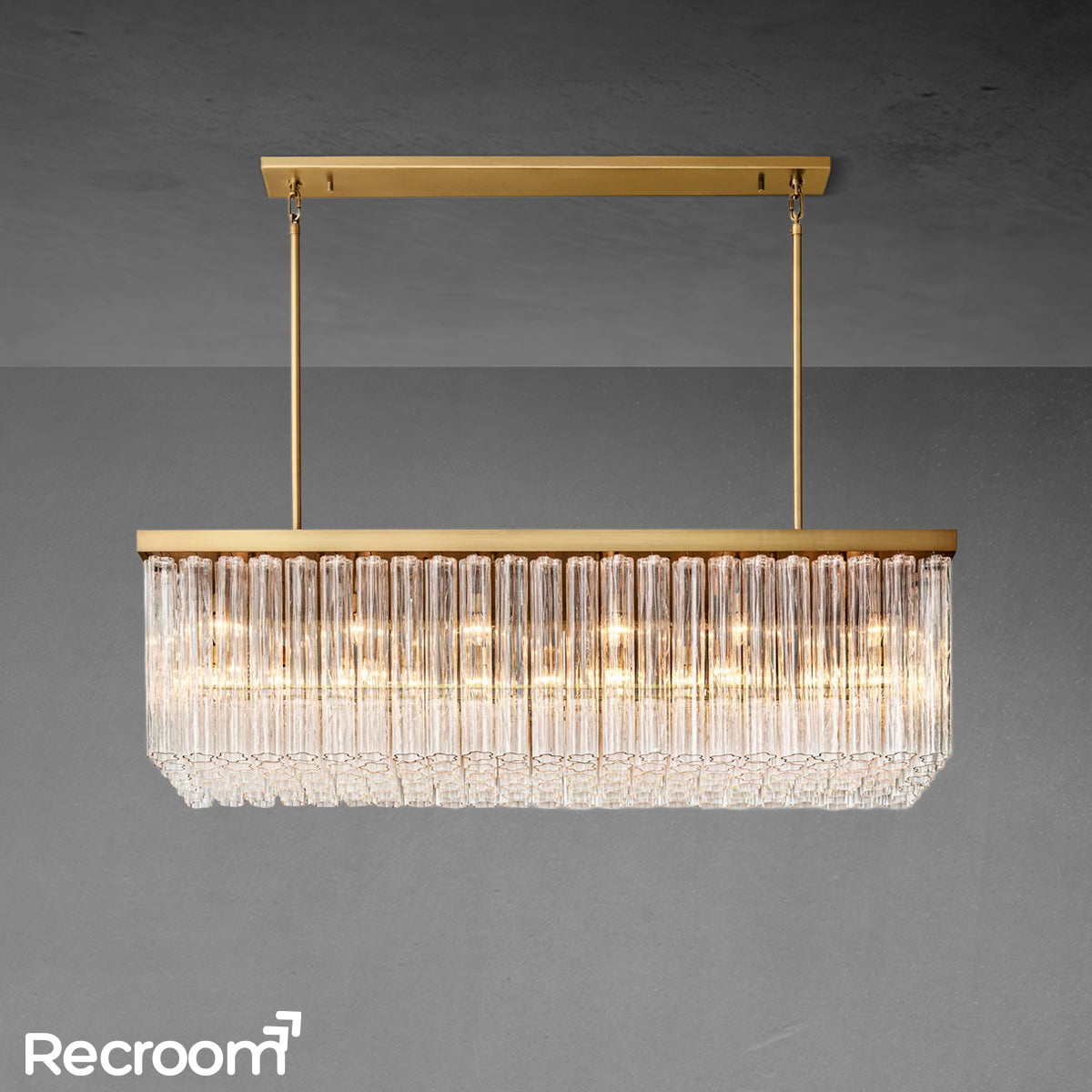 Cielloie Rectangular Chandelier 73” - Zonesus