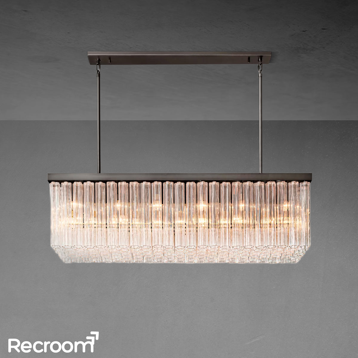 Cielloie Rectangular Chandelier 73” - Zonesus