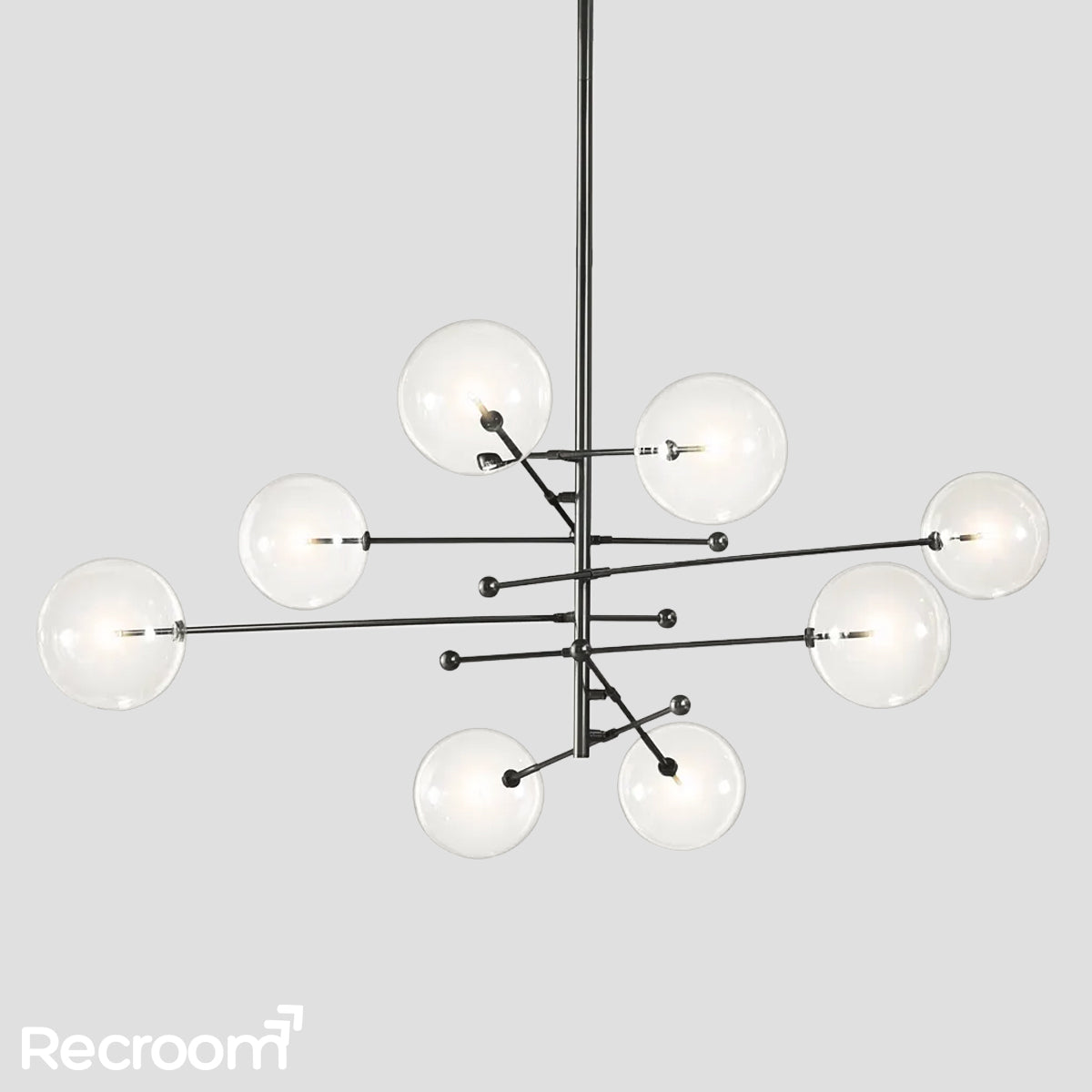 Glass Global Pendant Chandelier 79'' - Zonesus