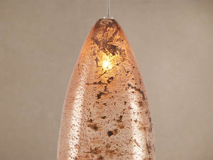 Edda Cascade Teardrop Mercury Glass Pendant - Zonesus