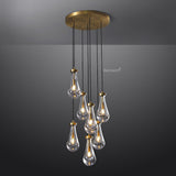 Raindrop Round Chandelier 18" - Zonesus