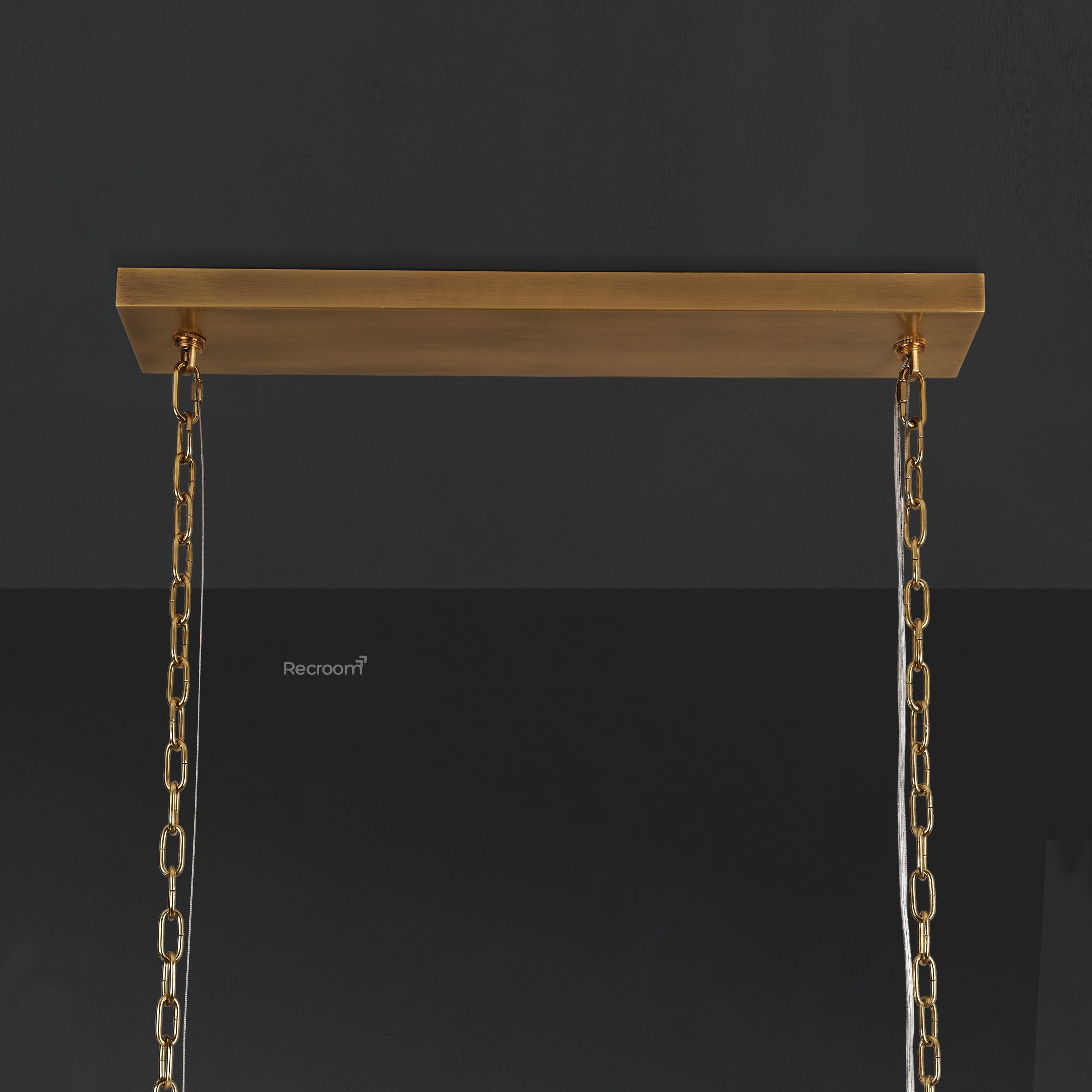 Harllow Multi Crystal Rectangular Chandelier 42“ 54” 62“ 74” - Zonesus