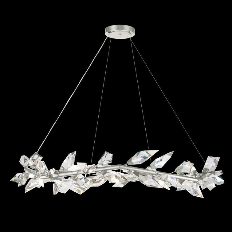 Addison 55" Round Crystal Chandelier - Zonesus
