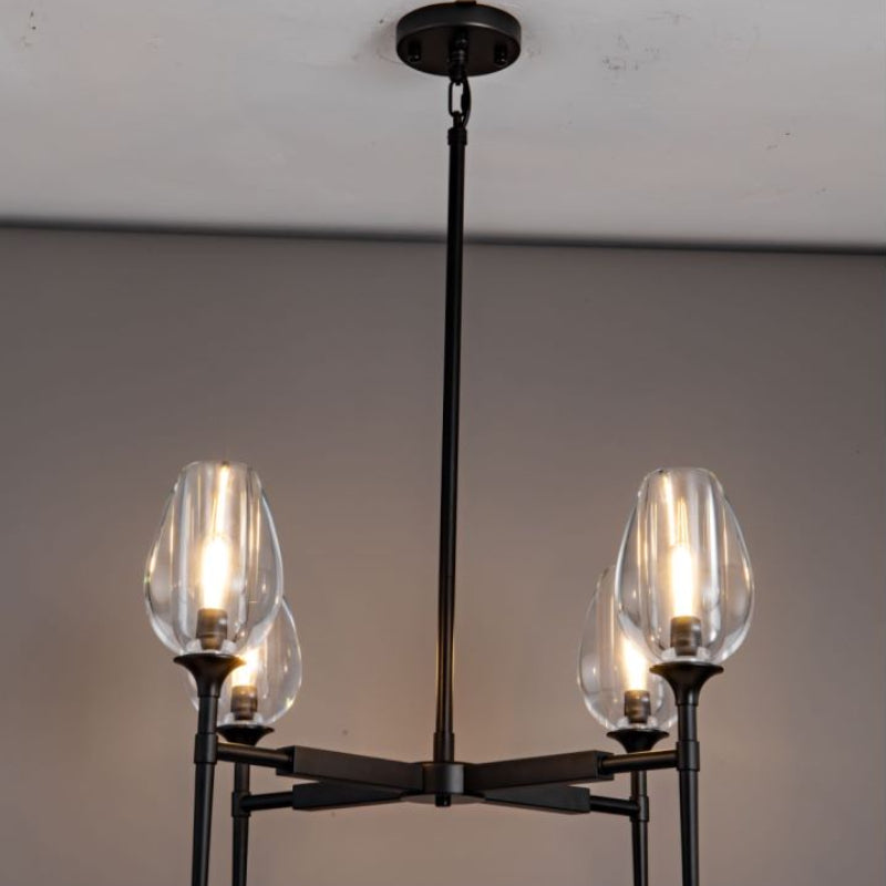 Tuilp Round Chandelier 27" - Zonesus