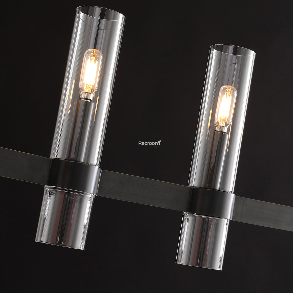 Manory Glass Linear Chandelier 59" - Zonesus