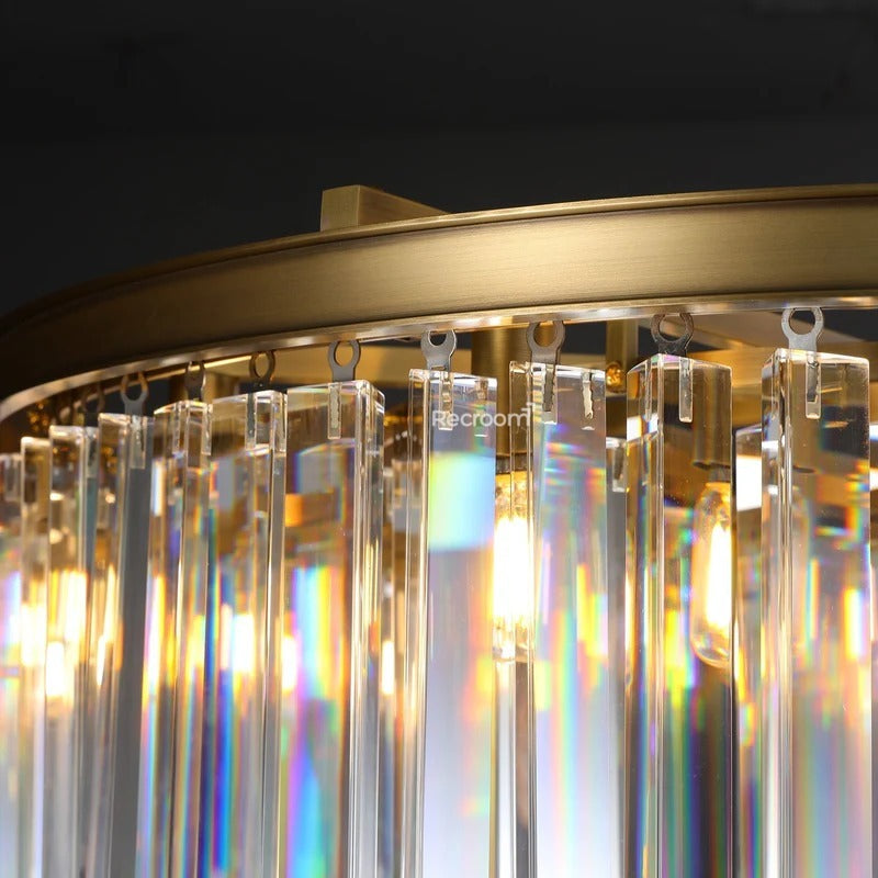 Odean Round Chandelier 44" - Zonesus