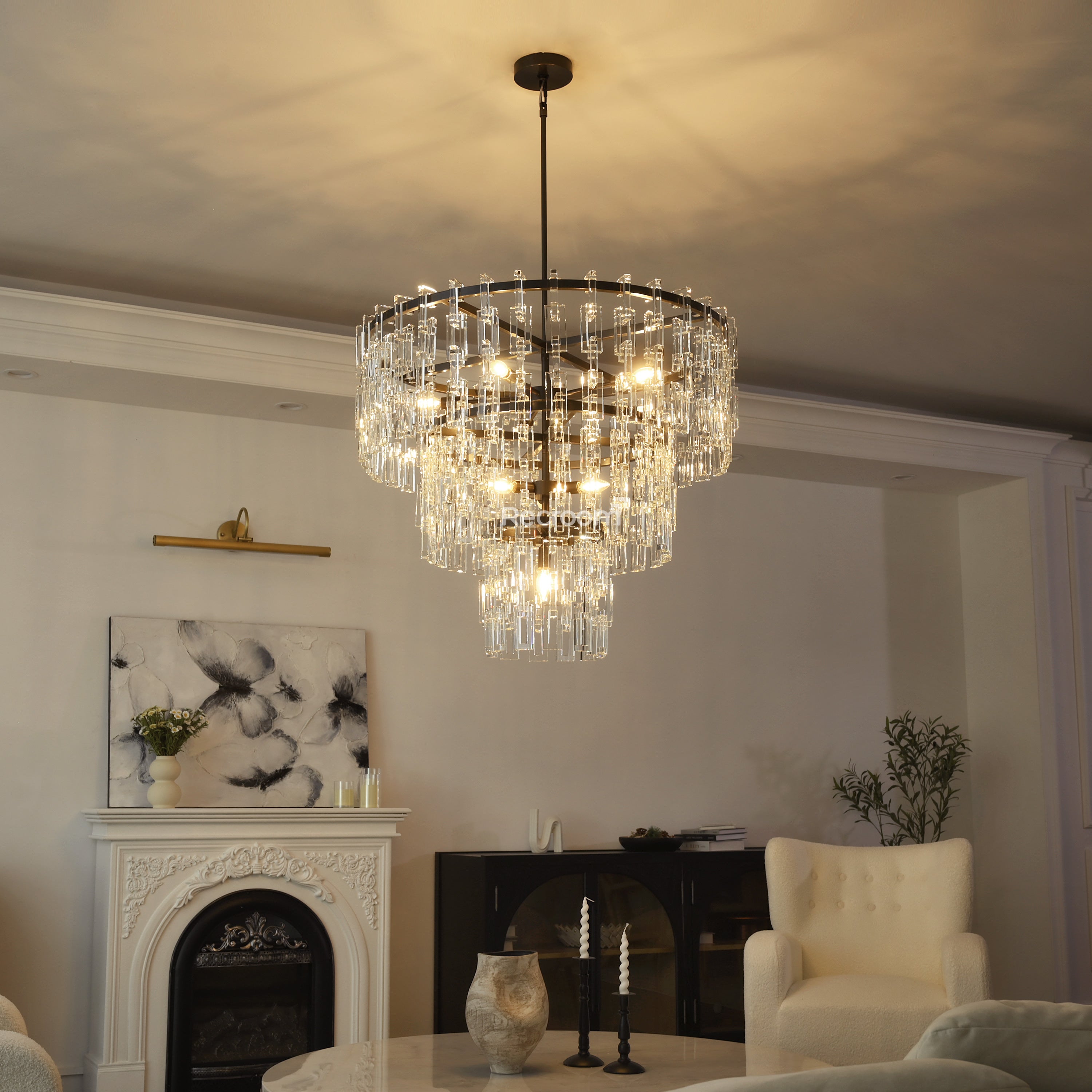 Marige Tiered Round Chandelier 36“ 48” 60“ - Zonesus