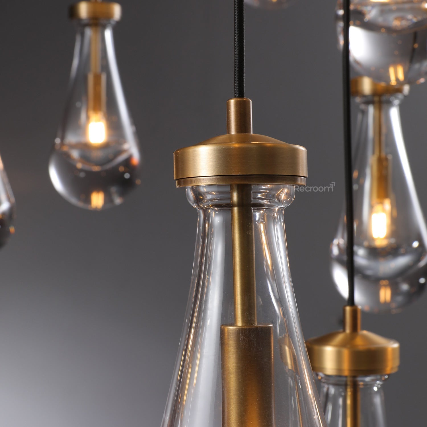 Raindrop Round Chandelier 60" - Zonesus