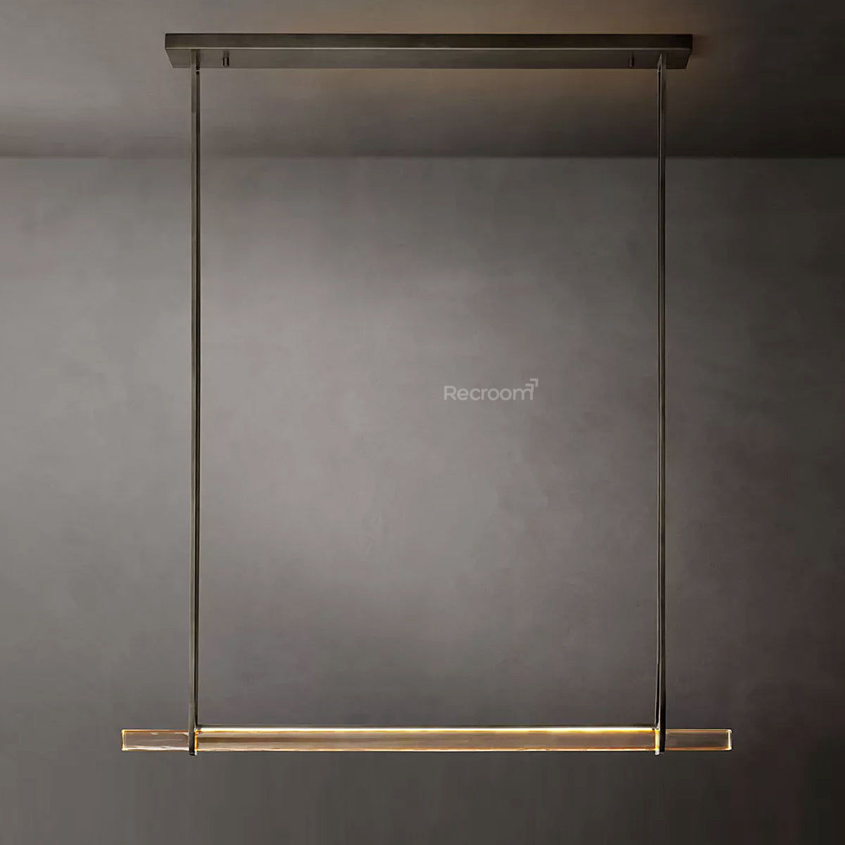 Auduben Crystal Single Bar Linear Chandelier 60" - Zonesus