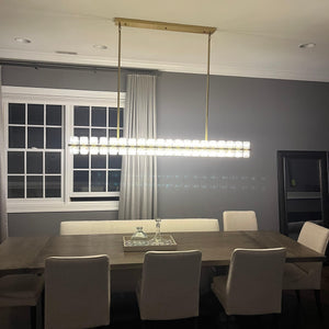 Arcachonest LED Rectangular Chandelier 54" - Zonesus