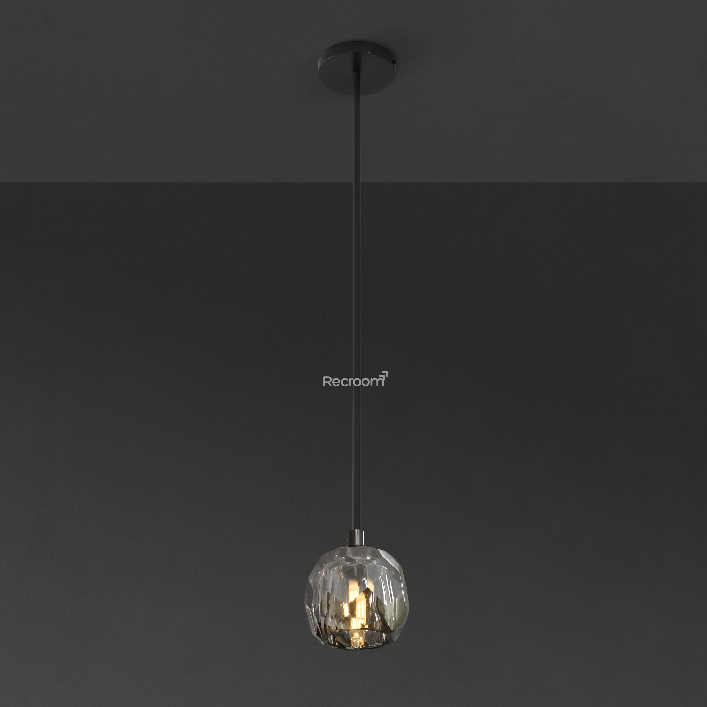 Boulew Crystal Glass Rod Pendant 5" - Zonesus