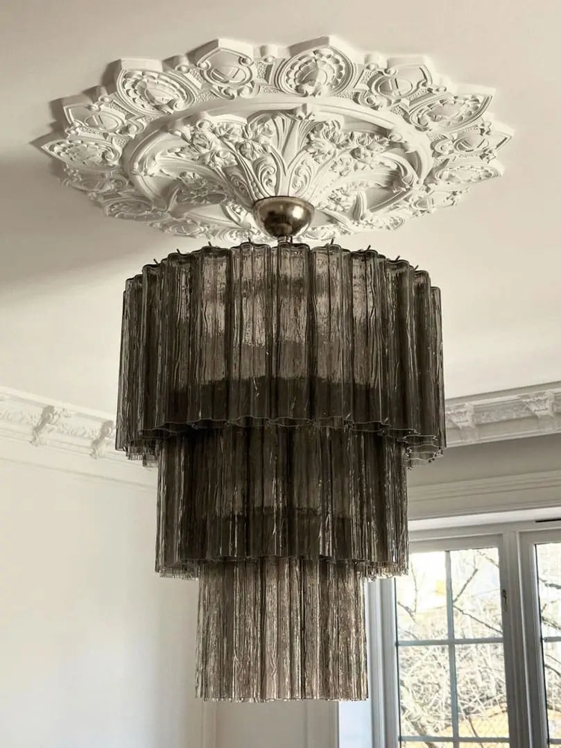 Murano Chandelier – 52 tubes – Smoked - Zonesus
