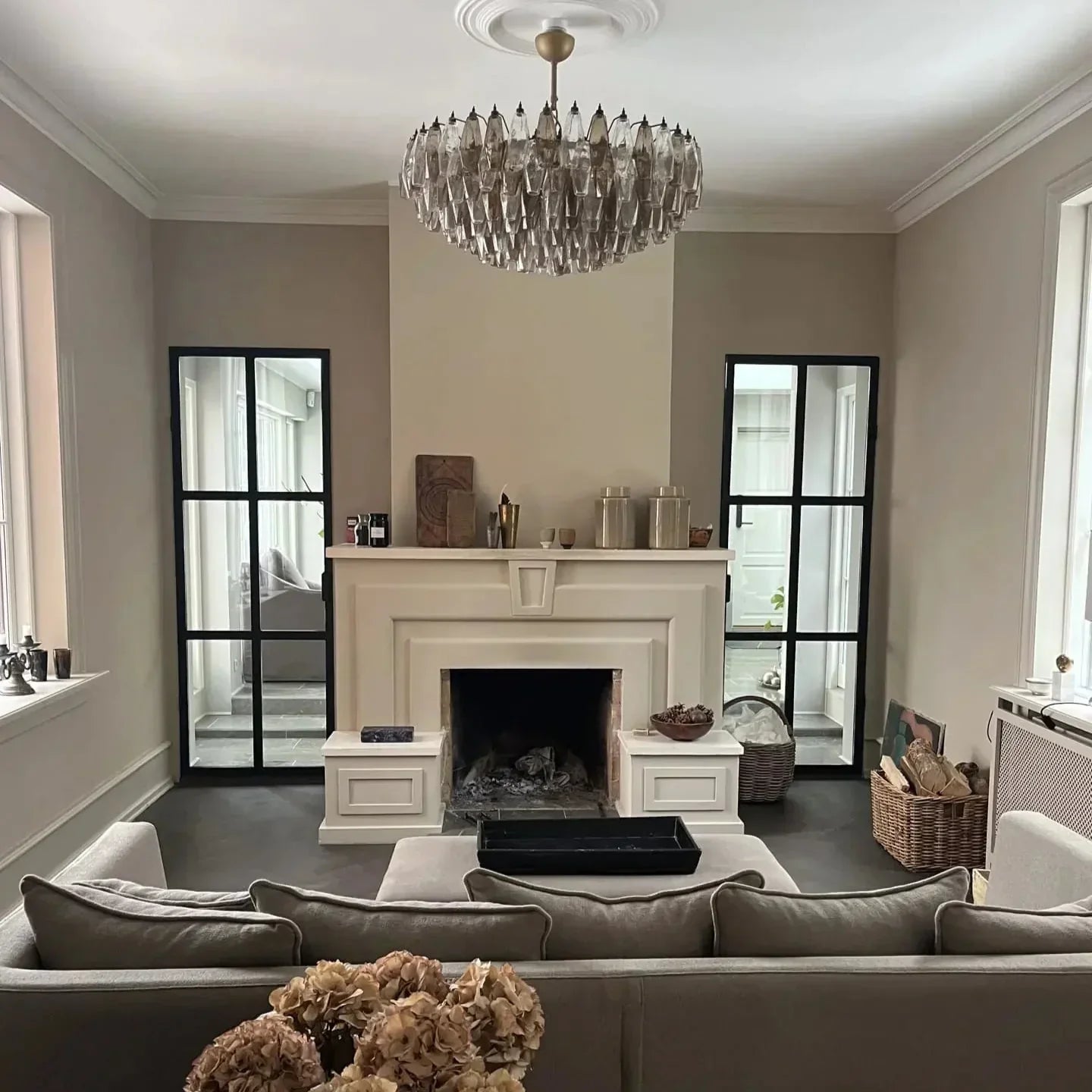 Murano Chandelier – Poliedri – 185 glass – Iridescent - Zonesus