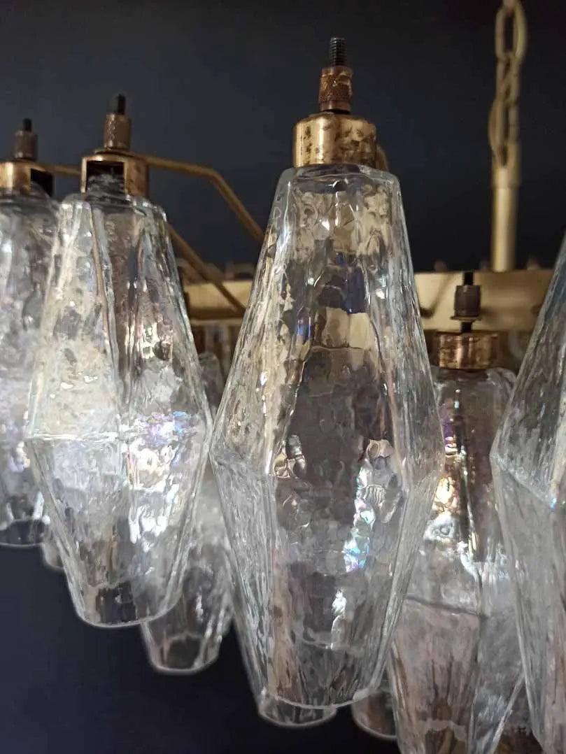 Murano Chandelier – Poliedri – 185 glass – Iridescent - Zonesus