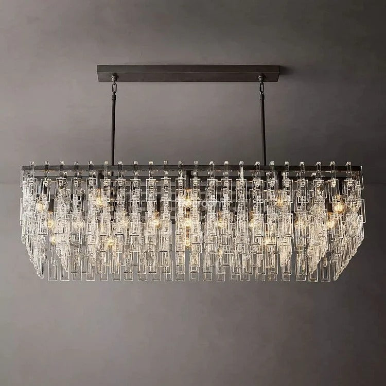 Marige Rectangular Chandelier 60" - Zonesus