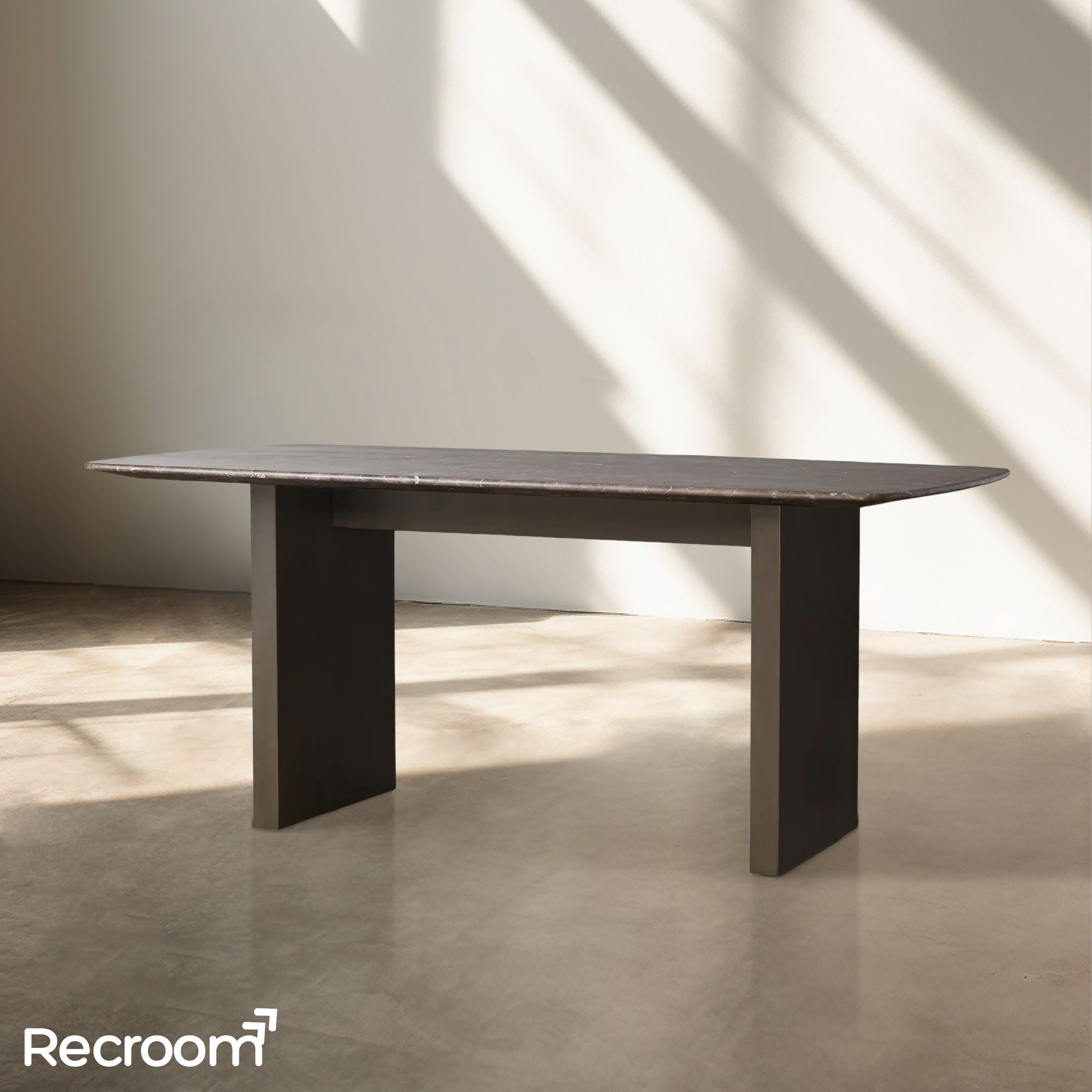 San Germani Stone Dining Table with Clement Base - Zonesus