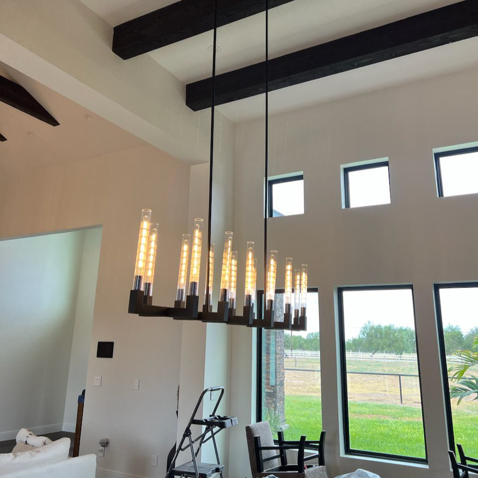 Cannel Linear Chandelier 55" - Zonesus