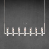 Manory Glass Linear Chandelier 59" - Zonesus