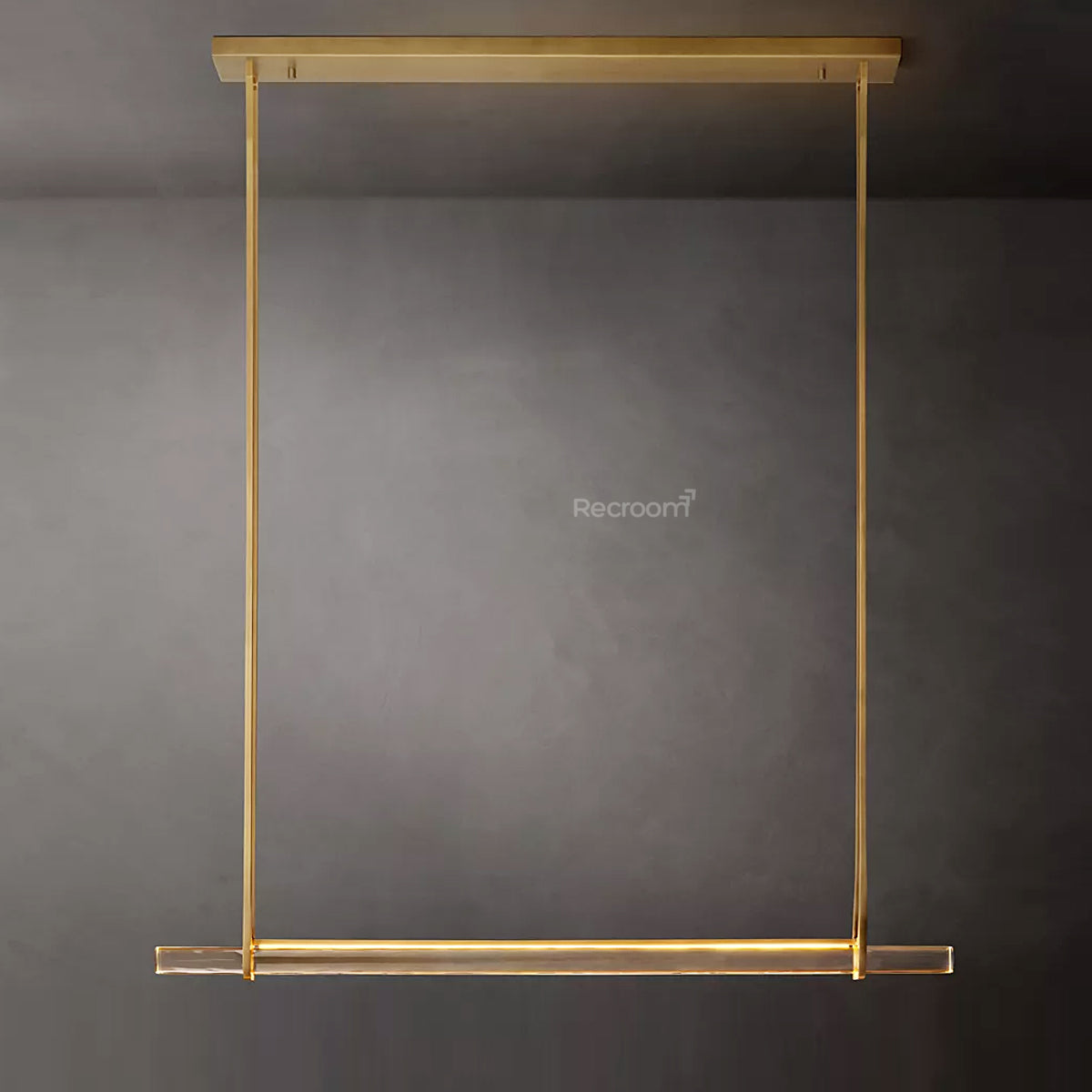 Auduben Crystal Single Bar Linear Chandelier 60" - Zonesus
